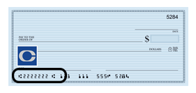 Central Bank Routing Number - Where to Locate On Check