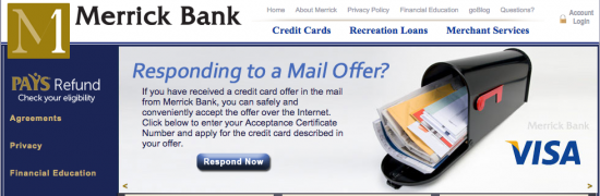merrick bank homepage
